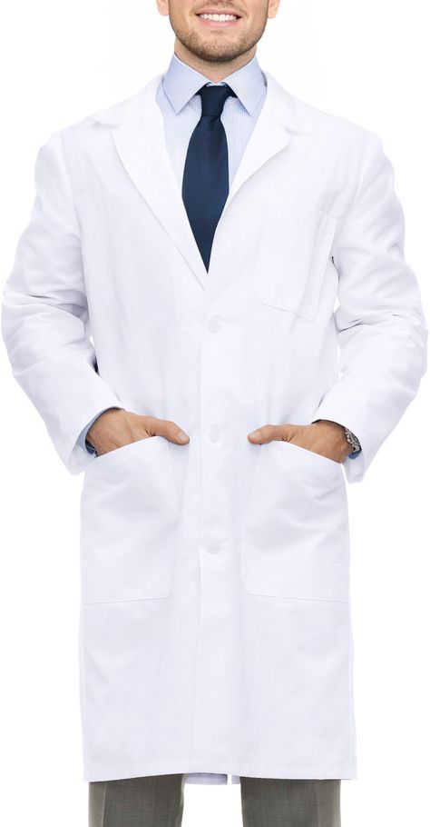 PRICES MAY VARY. HIGH QUALITY – Made using a high blend of Cotton and Polyester; providing you with softness, as well as durability. High quality lab coats are needed to protect you in work environments with a presence of non-hazardous and hazardous chemicals. MACHINE WASHABLE – This lab coat is easy to care for. The Durable fabric allows you to wash this lab coat again and again; for easy care after use! Professionally hemmed edges are carefully graded for quality control and product durability Lab Coats For Men, Chemistry Class, Bathrobe Men, Coat For Men, Lab Coats, Safety Clothing, Horror Novel, Womens Turtleneck, Practical Design