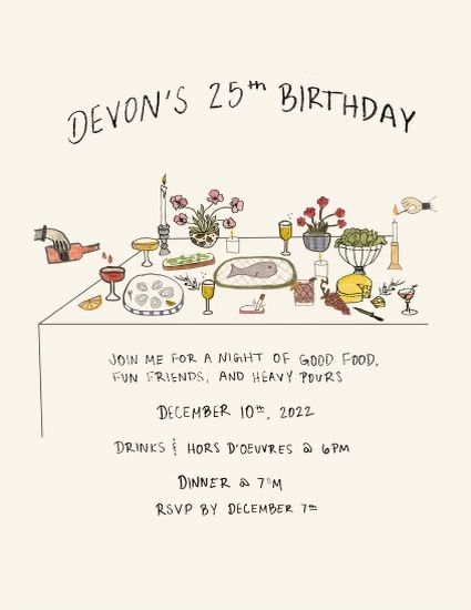 Party Tips And Tricks, Quirky Invitations, Birthday 2023, Birthday Dinner Party, Party Tips, 24th Birthday, 29th Birthday, God Jul, Fall Dinner