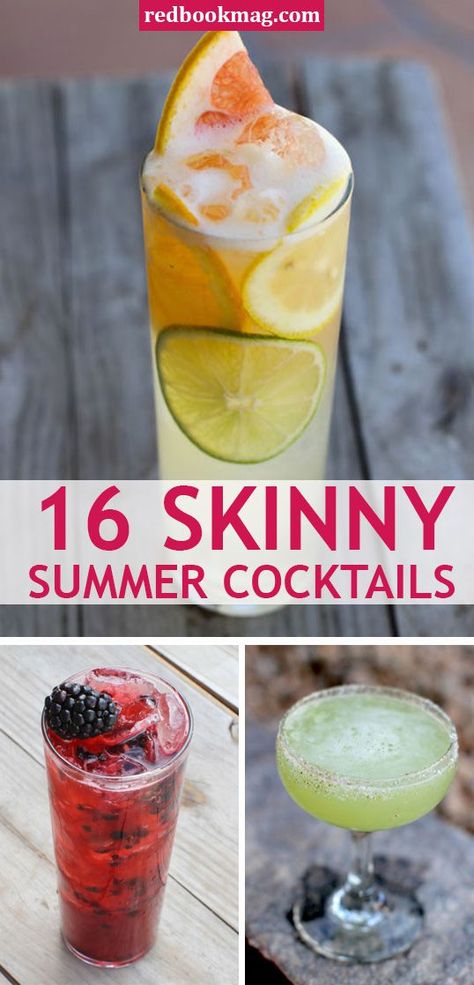 18 Skinny Summer Cocktails You Need to Make Right Now Low Calorie Cocktails, Drinks Healthy, Healthy Cocktails, Summer Drink Recipes, Easy Drinks, Köstliche Desserts, Adult Beverages, Refreshing Cocktails, Easy Ideas