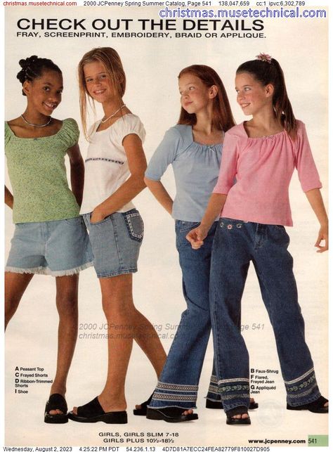 2000s Kids Fashion, 90s Magazine Fashion, 2000s Teen Fashion, Aquamarine Party, Kawaii Moodboard, Jcpenney Catalog, Ghost Oc, 90s Teen Fashion, Throwback Friday