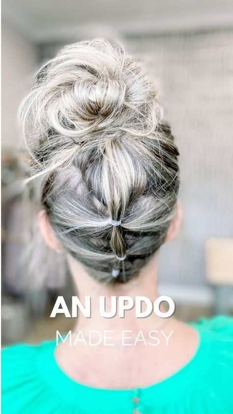 Easy Up Dos For Shoulder Length, Easy Hair Updos Shoulder Length, Different Ways To Style Shoulder Length Hair, Braid Ideas For Medium Length Hair, Shoulder Length Hair Updo Easy Casual, Quick Easy Shoulder Length Hairstyles, Easy Styles For Shoulder Length Hair, Shoulder Length Updo Easy Tutorial, Ways To Style Shoulder Length Hair Easy