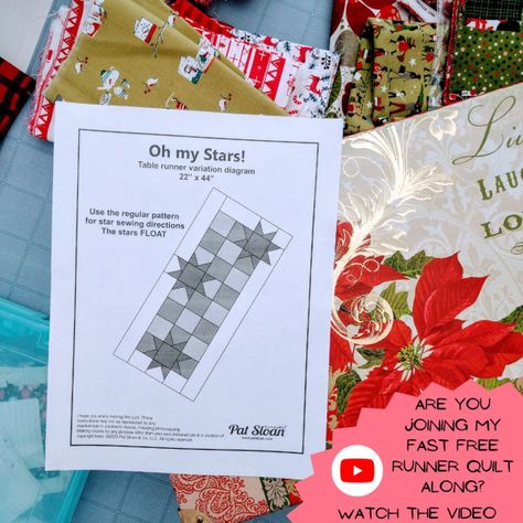 Christmas Table Runner Pattern, Make A Quilt, Sew Projects, Quilted Table Runners Patterns, Quilt Of Valor, Star Quilt Patterns, Table Runner And Placemats, Table Runner Pattern, Quilted Table Runners