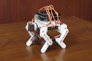 Arduino Powered Micro Quadruped : 13 Steps (with Pictures) - Instructables Art Satisfying, Bike Challenge, Engineering Art, Robot Cat, Robotics Projects, Tesla Coil, Arduino Projects, Voltage Regulator, Raspberry Pi