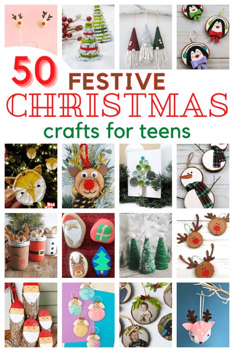 Classroom Diy Ornaments, Easy Christmas Crafts For Older Kids, Quality Christmas Crafts, Christmas Craft For Older Children, Christmas Ornament For Students, Christmas Ornaments Diy 4th Grade, Easy And Fun Christmas Crafts, Christmas Ornaments Diy Middle School, Christmas Craft Age 10