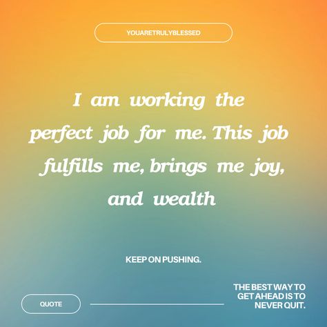 I Love My Job Affirmation, I Have My Dream Job Affirmation, Well Paying Job Aesthetic, Affirmations For Job Offer, Job Search Affirmations, Job Promotion Affirmations, Job Offer Affirmations, Perfect Job Affirmation, Job Offer Manifestation