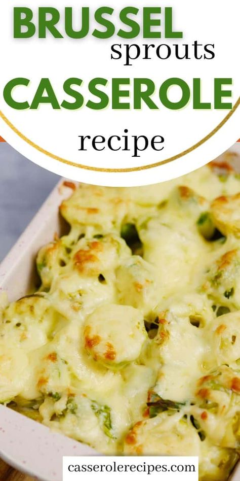 Brussel Sprout Mac And Cheese, Cream Brussel Sprout Recipes, Creamed Brussel Sprouts, Brussel Sprout Recipes Oven, Brussels Sprout Casserole, Brussel Sprout Side Dish, Creamy Brussel Sprouts, Brussel Sprout Casserole, Brussel Sprouts Recipes Easy