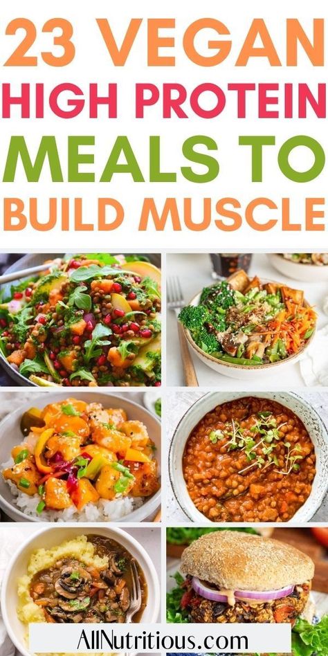 Vegan High Protein Meals, Protein Vegan Meals, High Protein Vegan Meals, Protein Vegan Recipes, Resep Vegan, Vegan High Protein, High Protein Meals, Vegan Protein Recipes, Vegan Recipes Plant Based