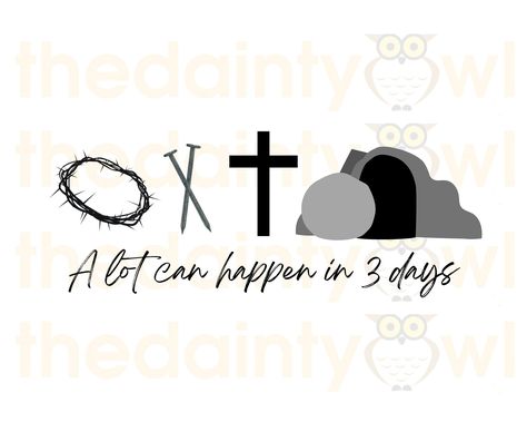 A Lot Can Happen In 7 Days, A Lot Can Happen In 7 Days Easter, A Lot Can Happen In 3 Days, Bible Drawing, Study Plans, Motivational Bible Verses, Christian Quotes Wallpaper, Simple Prayers, Christian Board