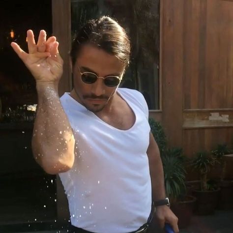 How (and Why) to Salt Sensually, like Salt Bae Salt Bae Meme, Cooking Meme, Meme Party, Salt Bae, Be Like Meme, Cooking Humor, Dark Jokes, Mood Images, You Meme