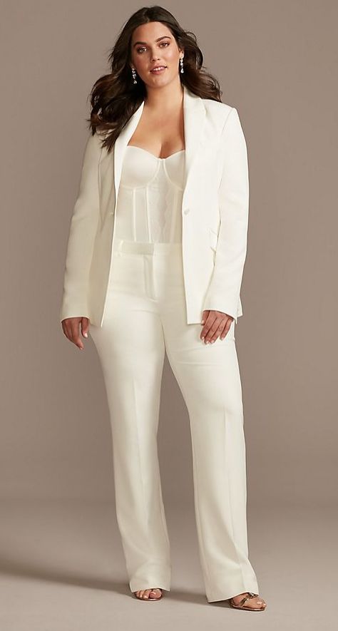 Pantsuit Wedding, Wedding Suit Women, Bridal Pantsuit, Plus Size Suit, White Wedding Suit, Wedding Pantsuit, Wedding Pants, Women Suits Wedding, Satin Shawl