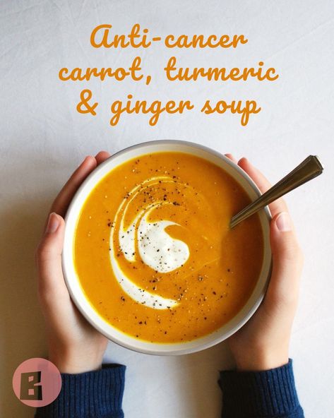 Chemo Recipes, Healing Soups, Inflammation Diet Recipes, Healing Soup, Turmeric And Ginger, Creamy Carrot Soup, Soup Ideas, Ginger Soup, Gut Healing Recipes