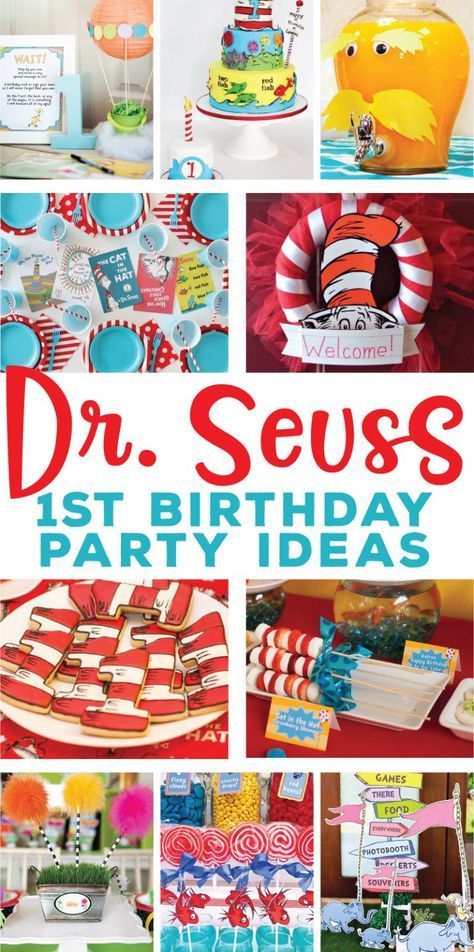 Dr Seuss 1st Birthday, 1st Birthday Party Ideas, Baby Boy Birthday Themes, Dr Seuss Birthday Party, Dr. Seuss, Twin Birthday Parties, Boys First Birthday Party Ideas, Boys 1st Birthday Party Ideas, Baby Boy 1st Birthday Party