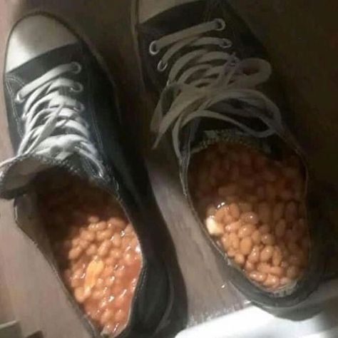 Beans on Instagram: “Day 73. Bean shoes” Beans Image, Gross Food, Wet Cat, Weird Images, Weird Food, Baked Beans, Baklava, Post Pictures, Really Funny Pictures