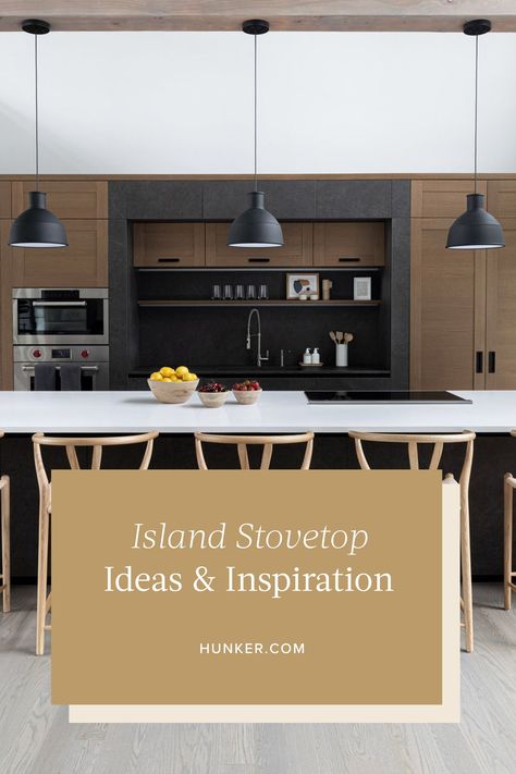 Kitchen Ideas With Island Stove, Stovetop Kitchen Island, Kitchen With Island Stovetop, Cooktop On Island Kitchen, Stove Top Island Kitchen, Stovetop In Island, Kitchen Island With Stovetop, Kitchen Island Stovetop, Kitchen With Stove In Island