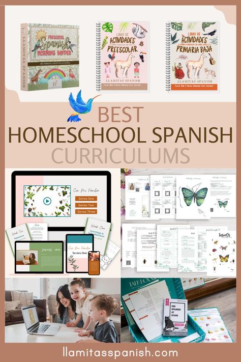 Are you a parent looking for the best Spanish Homeschool Curriculums? Look no further! We have rounded up the best Spanish Homeschool Curricula for toddlers, Pre-K, and Elementary-aged kids. We share the price point, how much parent involvement is needed, and whether they are screen-based or screen-free curriculums. We’ve done the research, and now you have to choose the best Spanish curriculum that fits your child’s learning style! Get yours here! Homeschool Spanish Curriculum, Spanish Homeschool, Spanish Curriculum, Homeschool Spanish, Elementary Spanish, Parent Involvement, Elementary Activities, Language Courses, Learning Style