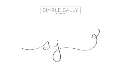 Simple and fun logos for creative businesses | ‘sj’ initials » Simple Sally Kids Initial Tattoos, Diy Tattoo Permanent, J Tattoo, Tatoo Inspiration, Healing Tattoo, Initial Tattoo, Initials Logo, Tattoos For Kids, Tattoo Lettering