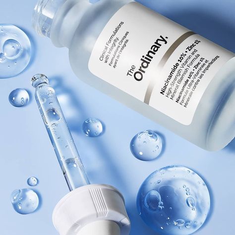 The Ordinary Serum, Ordinary Niacinamide, Skincare Products Photography, The Ordinary Skincare, Cosmetics Photography, Beauty Products Photography, Skin Blemishes, Improve Skin Texture, Skin Benefits