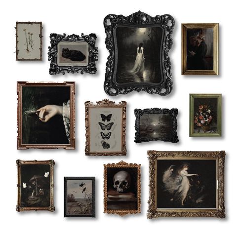 PRICES MAY VARY. Mystique Dark Academia Room Decor Set: Transform your space into a haven of scholarly elegance and mysterious charm with our Dark Academia Room Decor Collection. This set is your gateway to an ambiance filled with dark academia wall decor, gothic home decor, and the unique allure of witchy decor aesthetics. Set Includes: Dive into a curated assortment of Dark Academia Posters, and Halloween Decor, alongside Gothic Wall Decor and Goth Decor pieces with 3 pcs 8x10 inch, 4 pcs 5x7 Dark Living Room Wall Art, Black Wall Accessories, Small Decorations For Bedroom, Professional Halloween Decorations, Goth Inspired Home Decor, Dark Fantasy Home Decor, Thrifted Gothic Decor, Tim Burton Office Decor, Black Vintage Christmas