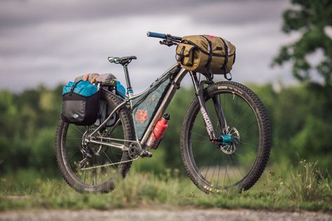 Virginia's Why Cycles Wayward - BIKEPACKING.com Rear Bike Rack, All Terrain Bike, Bikepacking Gear, Bikepacking Bags, Touring Bicycles, Hardtail Mountain Bike, Q And A, Suspension Bike, Bike Photography