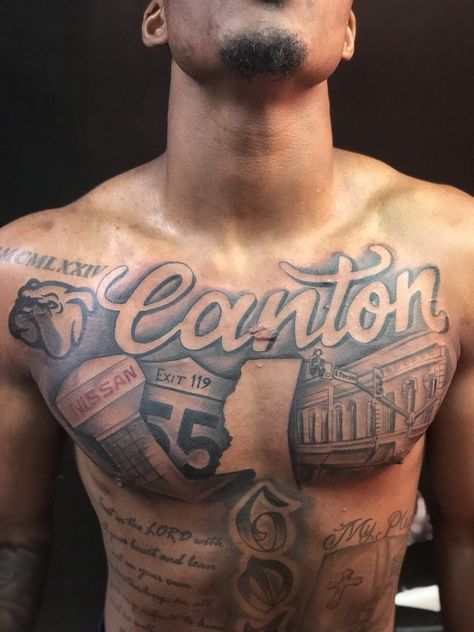 Mississippi theme chest tattoo  #mississippi #tattoo #tattoos Houston Chest Tattoo, Mississippi Tattoo For Men, Mississippi Tattoo Ideas, Chest Tattoo Design For Men, Mississippi Tattoo, Trap Tattoos Men, Hometown Tattoo, Hood Tattoos, Mob Tattoo