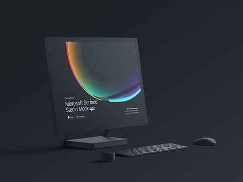 Microsoft Surface Studio, Concept Phones, Surface Studio, Device Mockup, New Technology Gadgets, Lab Tech, Iphone Mockup, Web Graphic Design, Electronics Design