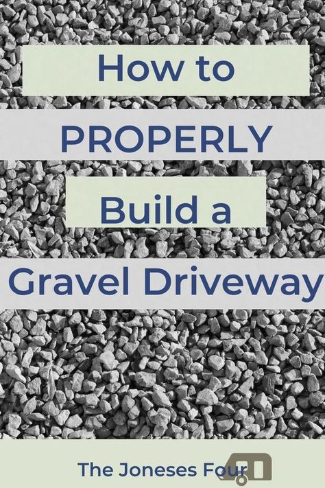 Gravel Entrance Front Yards, Gravel Border Ideas Driveway, Rock Driveway Ideas Front Yards, How To Gravel Driveway, Gravel Stabilizer Diy, How To Make A Gravel Driveway, Permeable Driveway Design, Driveway Landscaping Gravel, How To Edge A Gravel Driveway