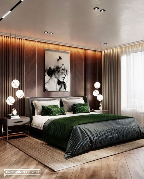 Modern Bedroom Design Ideas Office Loft, Big Painting, Bedroom Interior Design Luxury, Modern Luxury Bedroom, Modern Bedroom Interior, Apartment Office, Luxury Bedroom Design, Bedroom Master, Luxury Bedroom Master