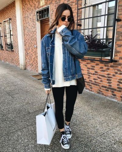 Jean Jacket Outfits, Denim Jacket Outfit, 2024 Outfits, Coat Outfit, Legging Outfits, Oversized Denim Jacket, Mode Ootd, Ținută Casual, Mode Inspo