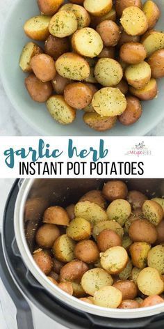 Instant Pot Petite Potatoes, Instant Pot New Potatoes Recipes, Insta Pot Potatoes Recipes, Pressure Cooker Side Dishes, 6qt Instant Pot Recipes, Pressure Cooking Potatoes, Instant Pot Creamer Potatoes, Instant Pot Potato Recipes Easy, Pressure Cooker Potato Recipes