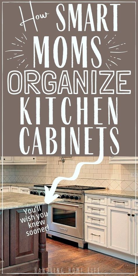 Kitchen cabinet organization ideas for the home Organize Kitchen Cabinets, Kitchen Cabinet Organization Ideas, Organize Kitchen, Mom Kitchen, Knife Skills, Kitchen Storage Hacks, Kitchen Organization Pantry, Organizing Hacks, Kitchen Hacks Organization