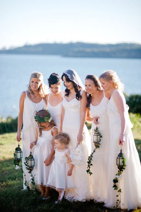 10 Unique Alternatives to Bridesmaids' Bouquets  ~ we ♥ this! moncheribridals.com Lantern Bouquet, Bridesmaid Bouquet Alternatives, Wedding Bridesmaid Bouquets, Fall Wedding Bridesmaids, Greenery Wedding Bouquet, Flower Girl Bouquet, Wedding List, Wedding Lanterns, Dark Wedding