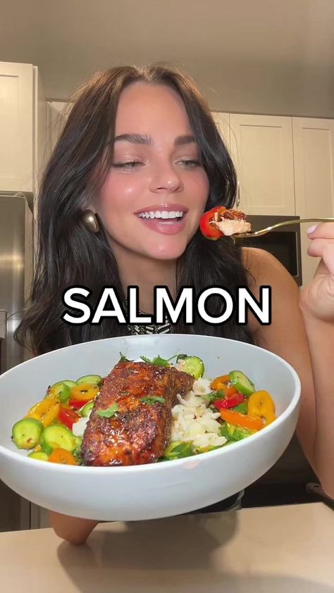 Gracie Norton Recipes, Gracie Norton, Air Fryer Salmon, Hot Honey, Healthy Gluten Free Recipes, Salmon Recipe, Healthy Gluten Free, Coconut Sugar, Smoked Paprika