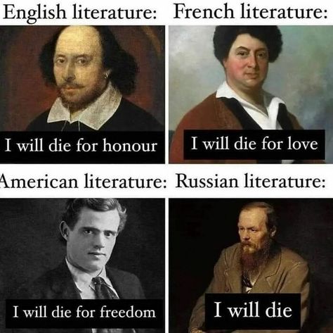 Beteg Humor, Historical Humor, Literature Humor, History Jokes, 밈 유머, Russian Literature, Motiverende Quotes, American Literature, 웃긴 사진