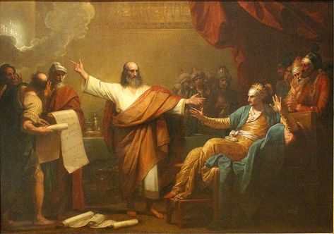 Prophet Daniel, Benjamin West, Writing On The Wall, St Louis Art Museum, St Louis Art, American Gallery, Bible Prints, Bible Images, Old Master