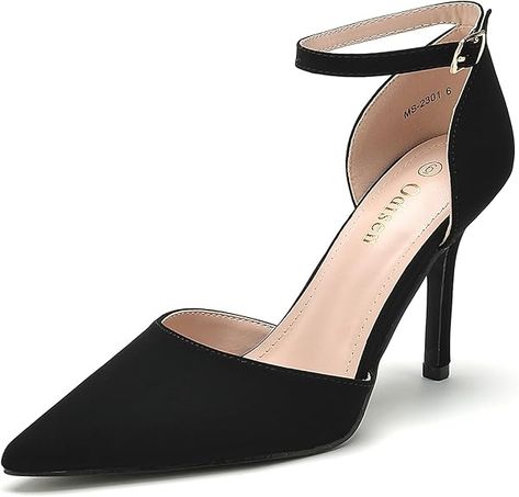 Odisen Women's Closed Toe Heels Pumps Black Closed Toe Heels, Closed Toe Heels, Aesthetic Black, Heels Pumps, Black Aesthetic, Pumps Heels, Pumps, For Free, Heels