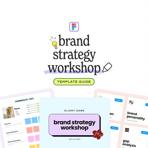 Brand Strategy Templates, Brand Workshop, Workshop Template, Branding Workshop, Tech Conference, Social Media Workshop, Conference Ideas, Building Brand, Instagram Template Design