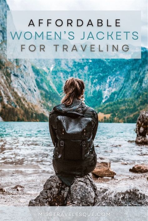 Affordable Lightweight Women's Jackets for Traveling: Stay Stylish on a Budget - Miss Travelesque Lightweight Jackets For Women, Best Travel Jacket, Europe Travel Outfits, Travel Jacket, Spring Jacket, Beautiful Travel Destinations, Travel Outdoors, Beautiful Travel, Women's Jackets