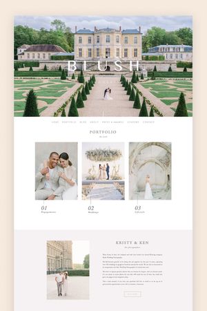 Inspirational Squarespace Websites for Wedding Professionals Wedding Photography Website Design, Minted Wedding Website, Elegant Website Design, Wedding Website Examples, Boards Charcuterie, Wedding Planner Website, Wedding Website Template, Wedding Web, Wedding Website Design