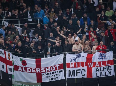 Millwall Fc, 3 Lions, Ultras Football, England Fans, Football Casuals, England Flag, English Fashion, Casual Art, Visiting England