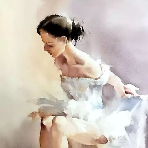 the best watercolor on Instagram: "Michael Solovyev @michaelsolovyev #watercolorfigure #watercolorart #portrait #watercolorillustration #art #michaelsolovyev #michael_solovyev" Michael Solovyev Watercolor, Michael Solovyev, Ballet Watercolor, Watercolour Artists, Figure Sketches, Best Watercolor, Ballet Painting, Ballet Poses, Figure Sketching