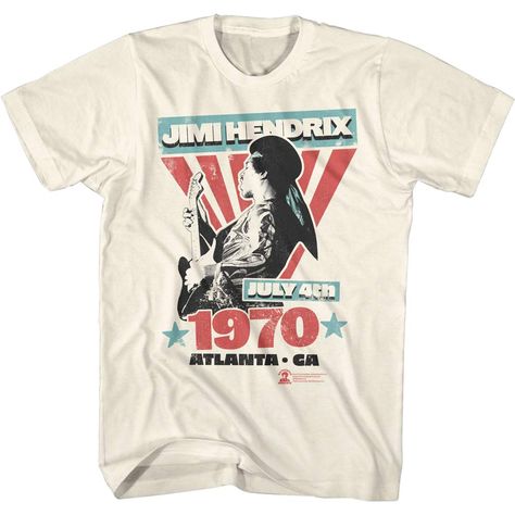 Jimi Hendrix T Shirt, Jimi Hendrix Experience, Concert Tees, Hendrix, Atlanta Georgia, Perfect Shirt, July 4th, Quality Clothing, Branded T Shirts