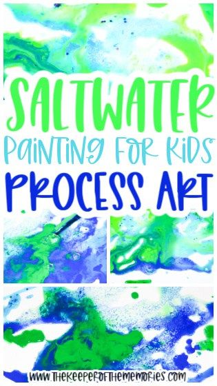 Explore visual arts and fine motor skills with your preschool-age learners using this Ocean Salt Painting for Kids! It's an engaging and hands-on way to learn about the ocean while experimenting with salt and watercolor chemical reactions. Check out this salt art painting for kids today! #ocean #preschool #saltpainting #paintingforkids Ocean Preschool Theme, Salt Painting For Kids, Ocean Activities Preschool, Ocean Preschool, Ocean Lesson Plans, Ocean Art Projects, Salt Art, Ocean Theme Preschool, Ocean Salt