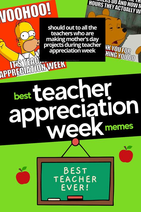 Teacher Appreciation Week Images Teacher Appreciation Week Meme, Teacher Appreciation Meme Funny, Teacher Appreciation Week Memes, Teacher Appreciation Quotes Funny, Teacher Appreciation Poster, Teacher Humour, Teacher Appreciation Quotes, Mother's Day Projects, Funny Share