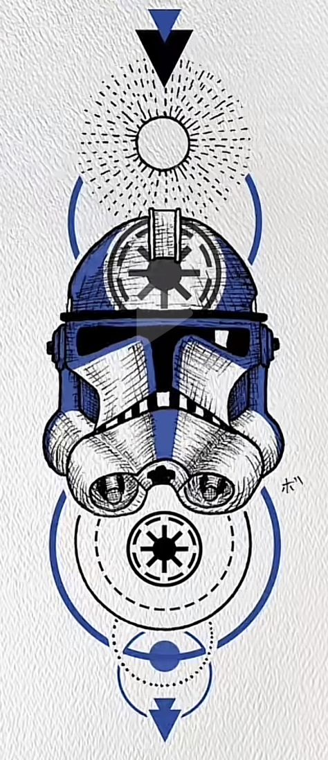 Republic Tattoo Star Wars, Star Wars Tattoo Clone Trooper, Captain Rex Tattoo Minimalist, Star Wars Resistance Tattoo, Star Wars Clone Tattoo Ideas, Rex Star Wars Tattoo, Fives Clone Wars Tattoo, Commander Cody Tattoo, Clone Trooper Tattoo Ideas