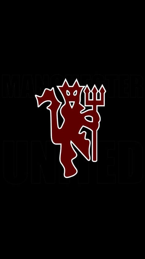 the red devil Red Devils Manchester United Wallpaper, Manutd Tattoo, Red Devils Logo, Red Devil Tattoo, Man U Logo, Man United Logo, Man United Wallpapers, Manchester United Tattoo, Logo Mu