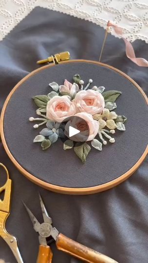 Beginner Ribbon Embroidery | Exclusive Limited Edition Release! Embark on a stunning embroidery journey with our Embroidery Kit！ | By Maidduoo CraftFacebook Ribbon Embroidery Kit, Embroidery Videos, Embroidery Kit, Ribbon Embroidery, Popular Videos, Embroidery Kits, Limited Edition, Ribbon, Embroidery