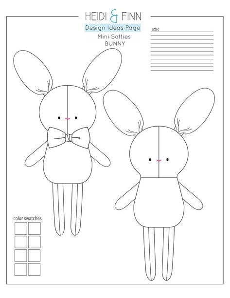 sewing toys patterns Sew Animals Patterns, Diy Doll Patterns Free, Doll Making Patterns Free, Bunny Doll Pattern Free Sewing, Things To Sew For Kids, Doll Patterns Free Sewing, Cotton Crochet Patterns, Doll Softie, Doll Making Patterns