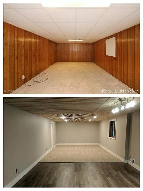 Basement Make Over. | Hometalk Basement Window Replacement, Small Basement Remodel, Basement Organization, Dark Basement, Basement Layout, Basement Windows, Basement Makeover, Small Basements, Basement Ceiling