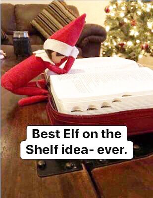 Elf On The Shelves, Elf Ideas Easy, Elf On The Shelf Idea, Elf Magic, Awesome Elf On The Shelf Ideas, Elf Activities, Xmas Elf, Thought For The Day, Elf Antics