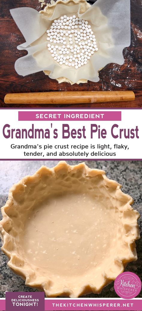 Pie Crust Crisco, Best Pie Crust Recipe Flaky, Pie Crust Recipe With Vinegar, Vodka Pie Crust, Crisco Pie Crust, Pie Crust With Butter, No Fail Pie Crust, Vinegar Pie, Best Pie Crust